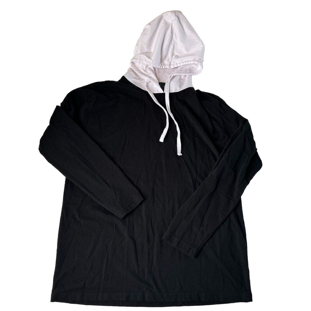 Hot Topic White Black Hoodie Size Large
